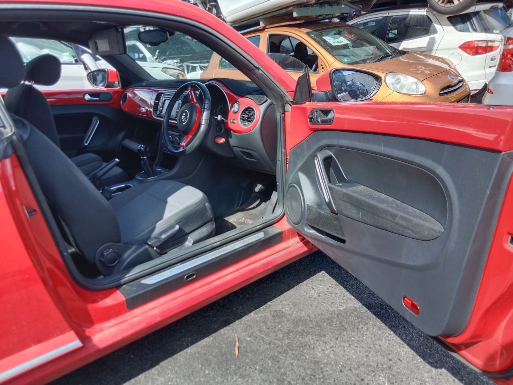 volkswagen beetle 2013 red wrecking