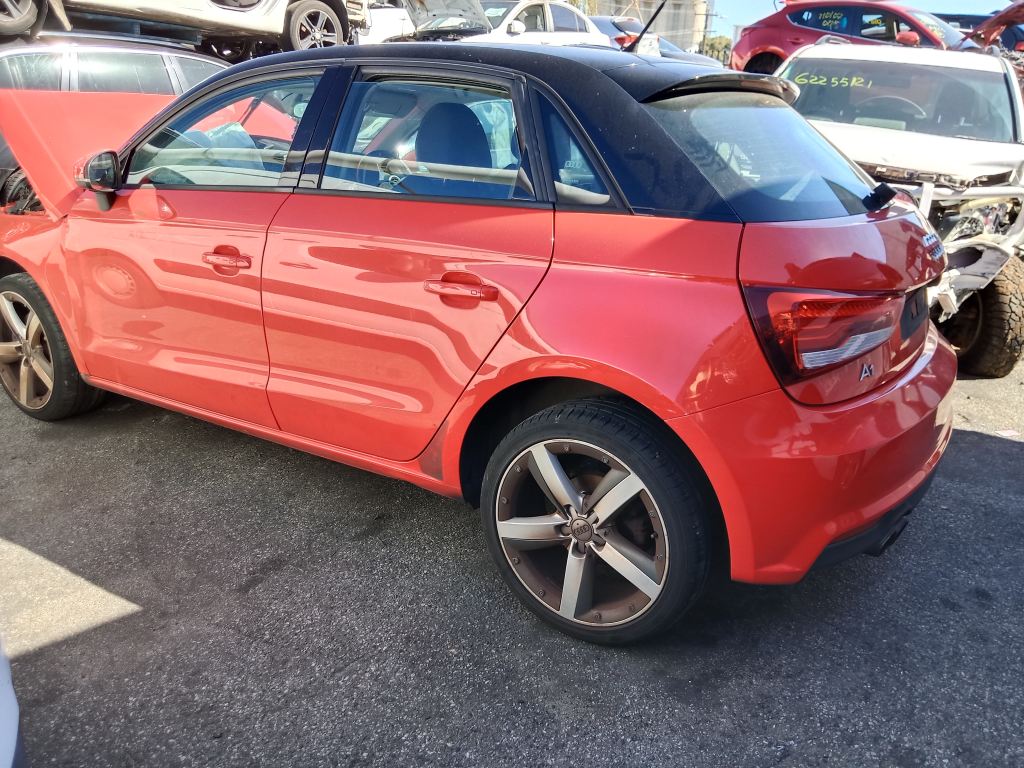 Audi A1 2015 Red Wrecking