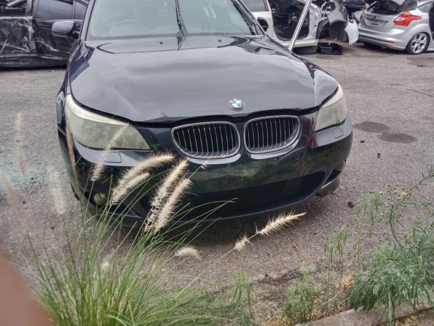 BMW E60 5 SERIES 2006 Dark blue Wrecking