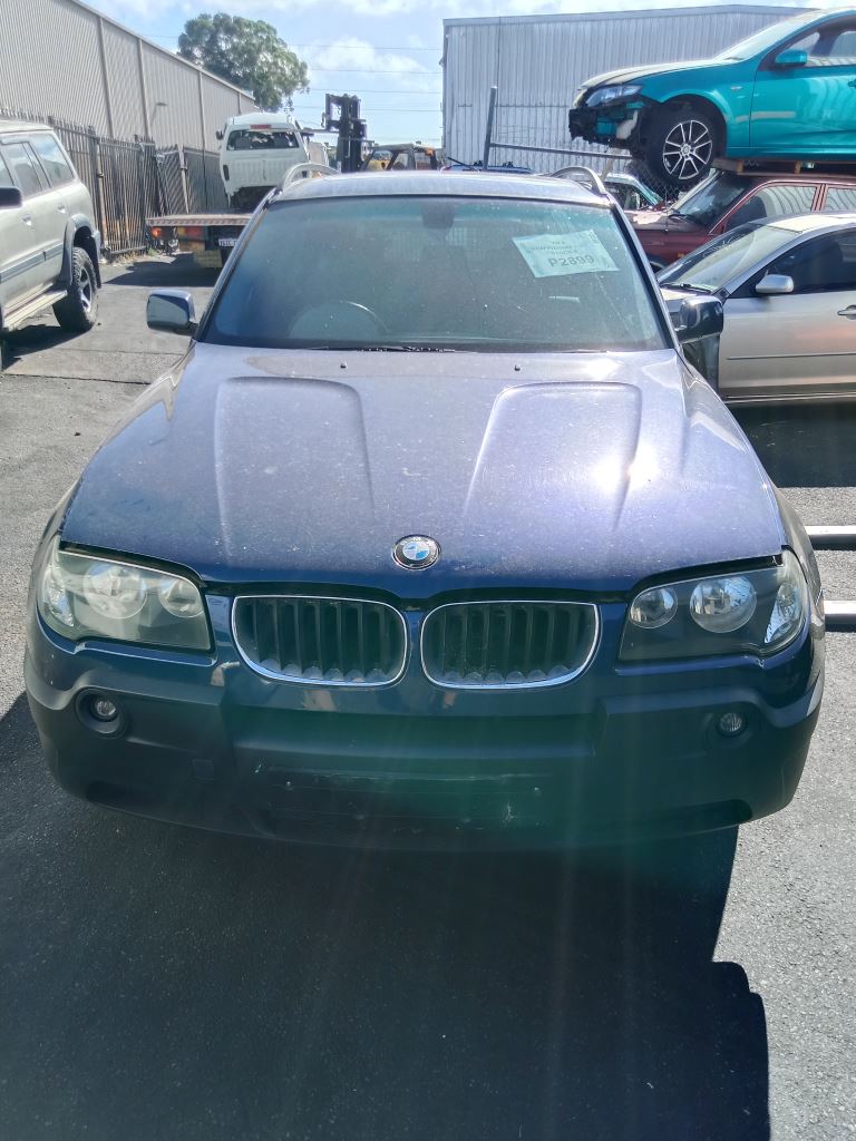 BMW X3 2004 Blue Wrecking