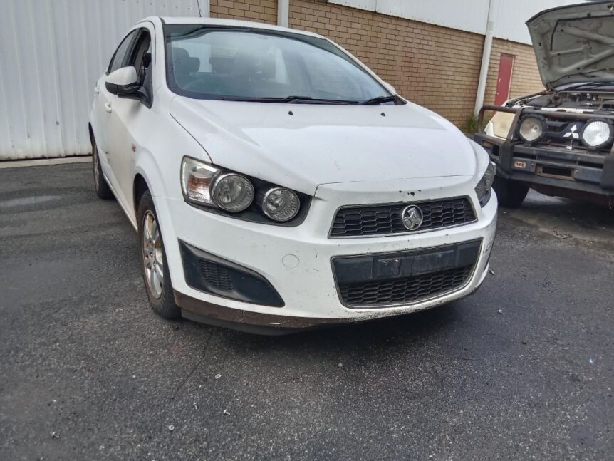 Holden Barina 2015 White Wrecking