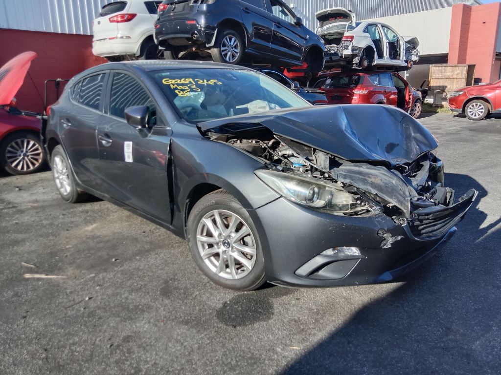 Mazda 3 hatchback 2015 Grey Wrecking