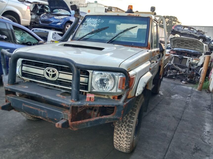 Toyota LandCruiser 79 2010 White Wrecking