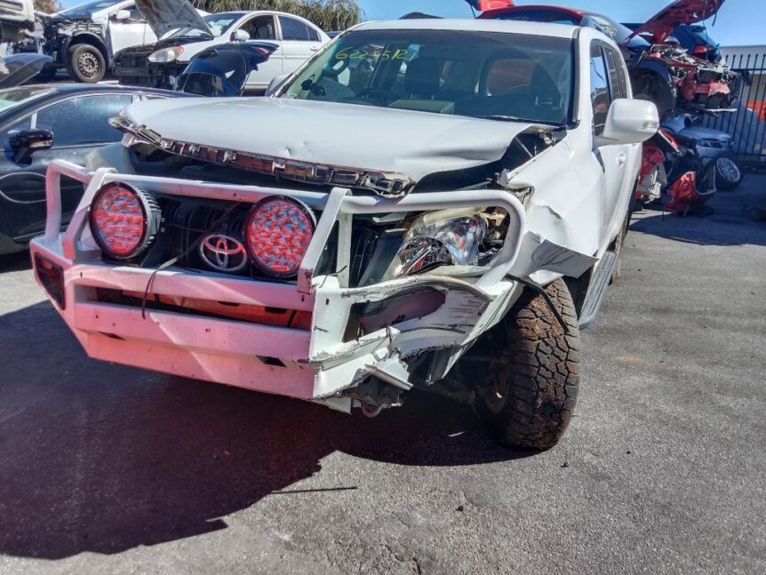 Toyota LandCruiser Prado 150 2015 White Wrecking
