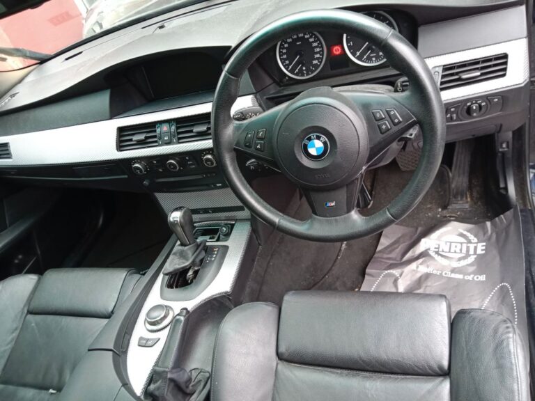 BMW E60 5 SERIES 2006 Dark blue Wrecking