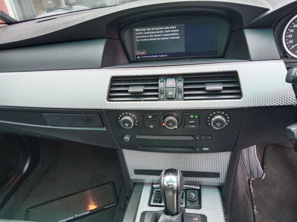 BMW E60 5 SERIES 2006 Dark blue Wrecking