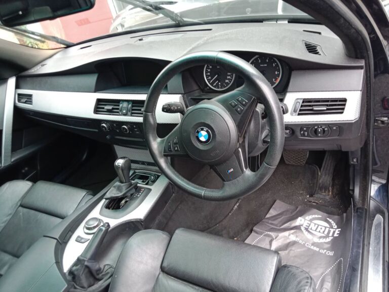 BMW E60 5 SERIES 2006 Dark blue Wrecking