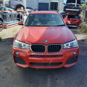 BMW X3 2014 Red Wrecking