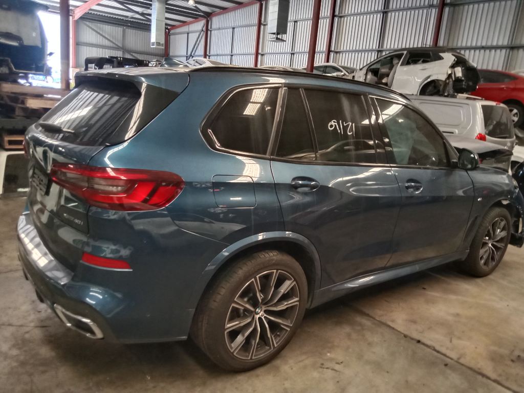 BMW X5 2022 Blue Wrecking