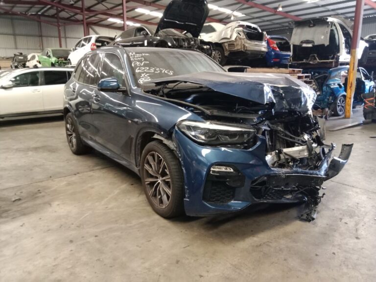 BMW X5 2022 Blue Wrecking