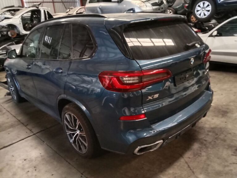 BMW X5 2022 Blue Wrecking