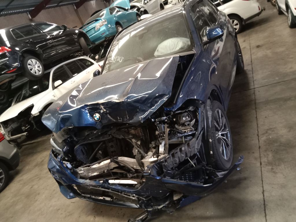 BMW X5 2022 Blue Wrecking