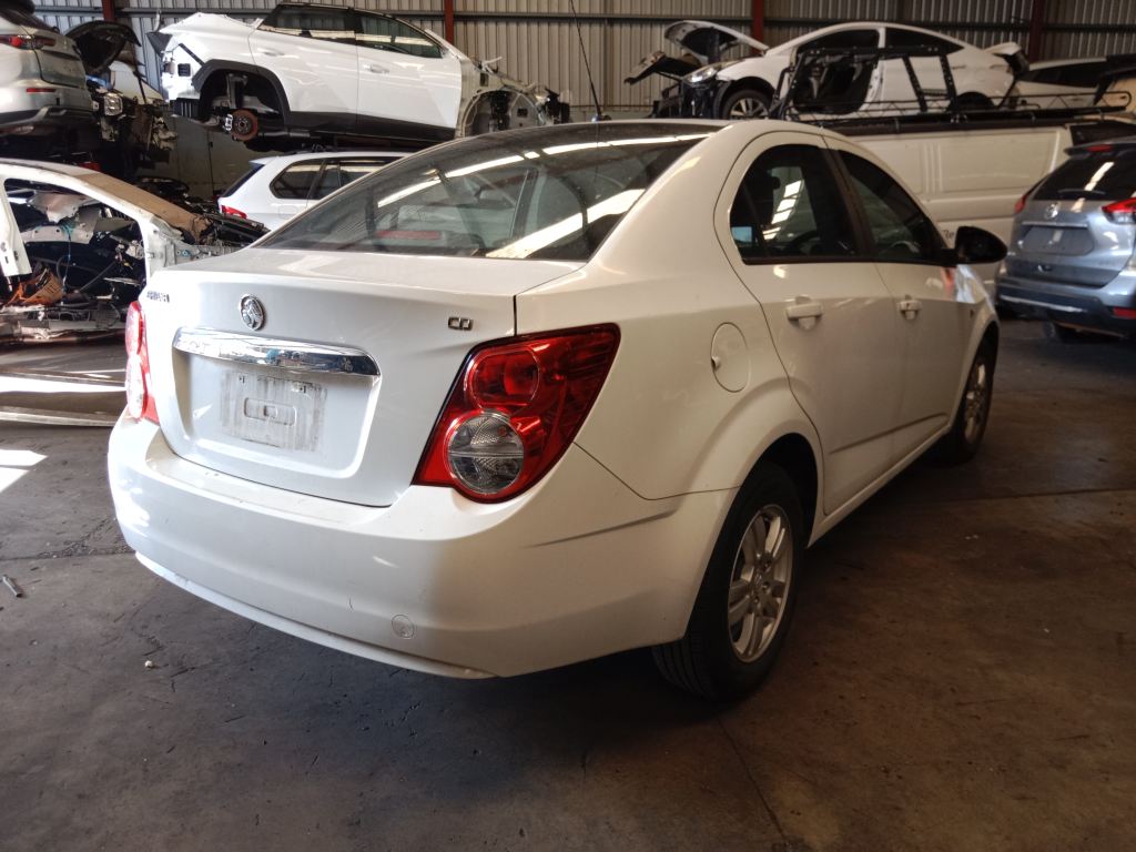 Holden Barina 2014 White Wrecking