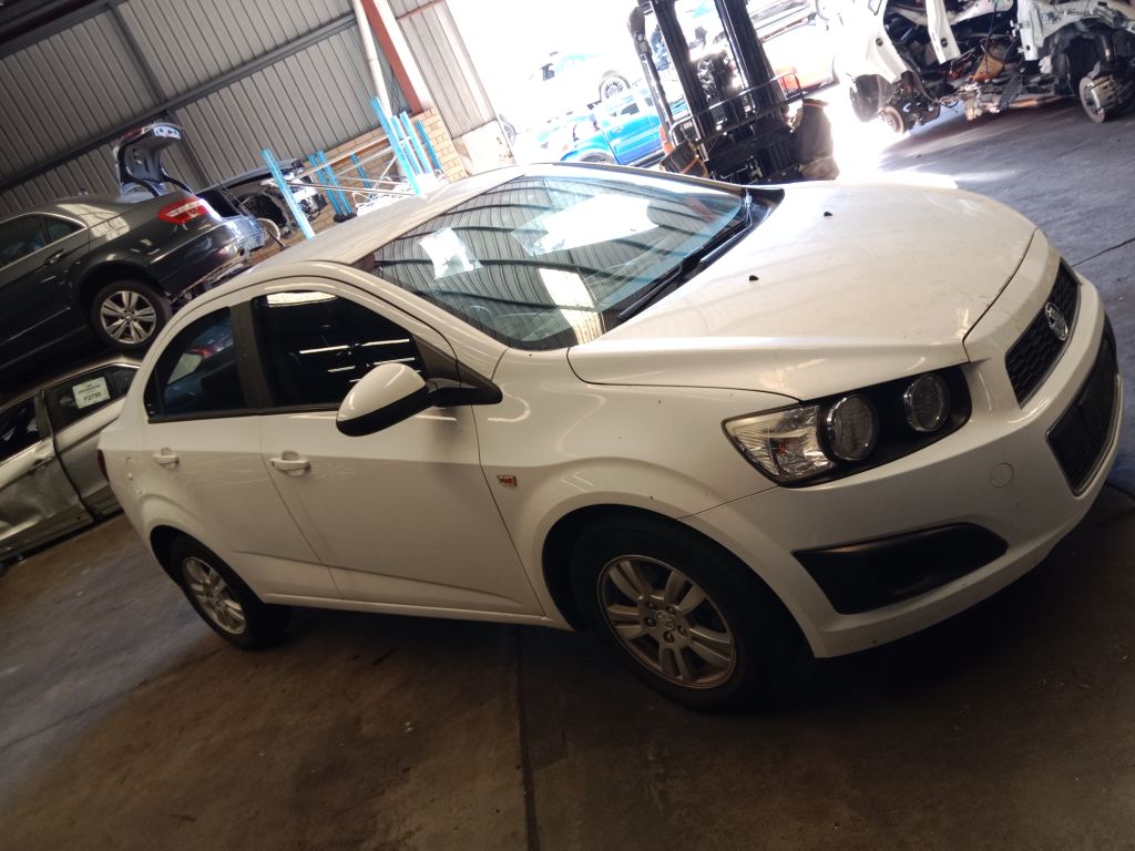 Holden Barina 2014 White Wrecking