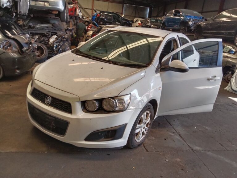 Holden Barina 2014 White Wrecking