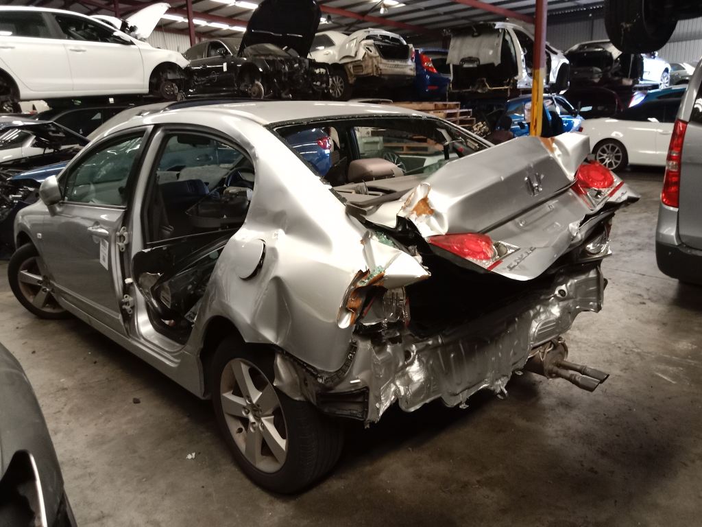Honda Civic 2007 Silver Wrecking