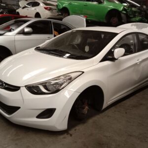 Hyundai Elantra 2011 White Wrecking
