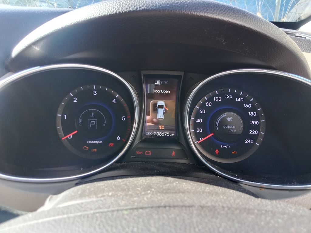 Hyundai Santa Fe 2013 Grey Wrecking