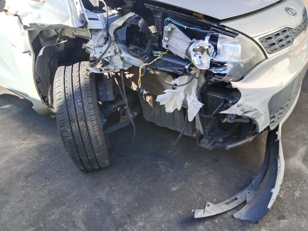 Kia Rio 2012 Silver Wrecking