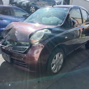Nissan Micra 2007 Maroon Wrecking