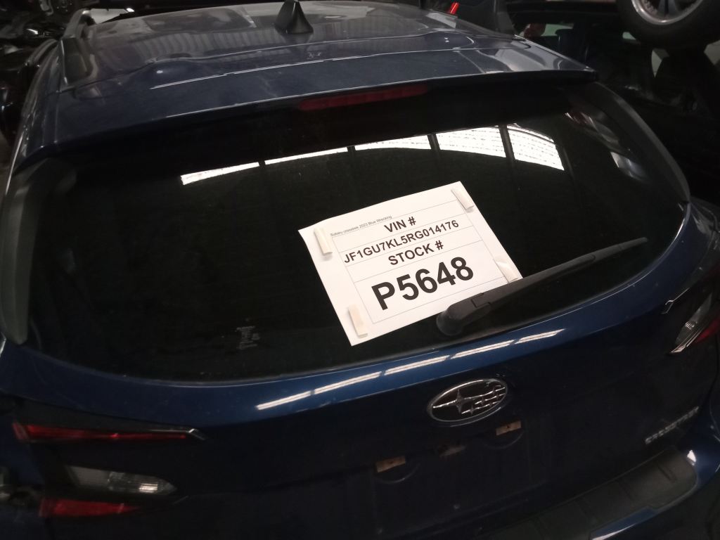 Subaru crosstrek 2023 Blue Wrecking