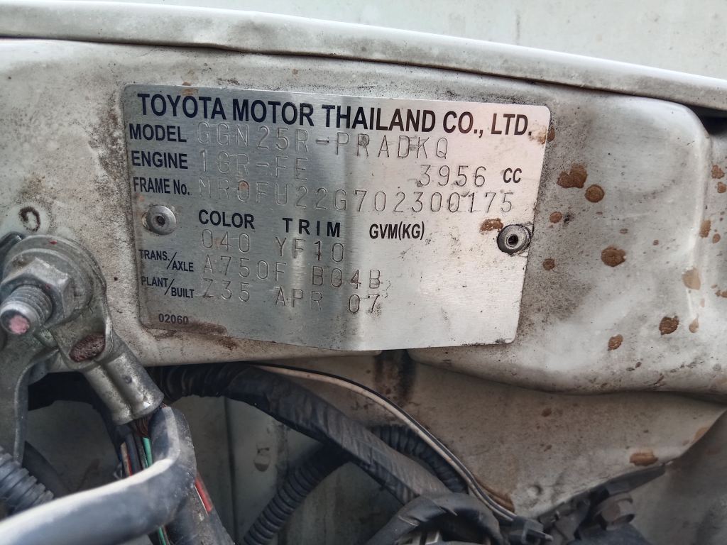 Toyota Hilux 2007 White Wrecking