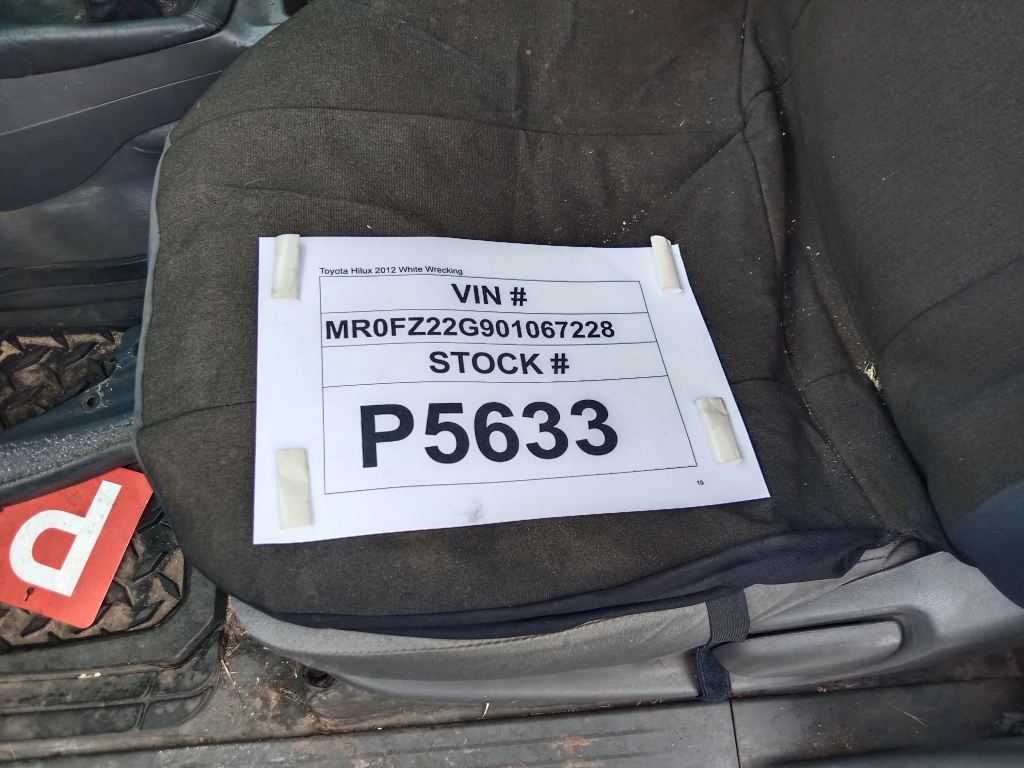 Toyota Hilux 2012 White Wrecking