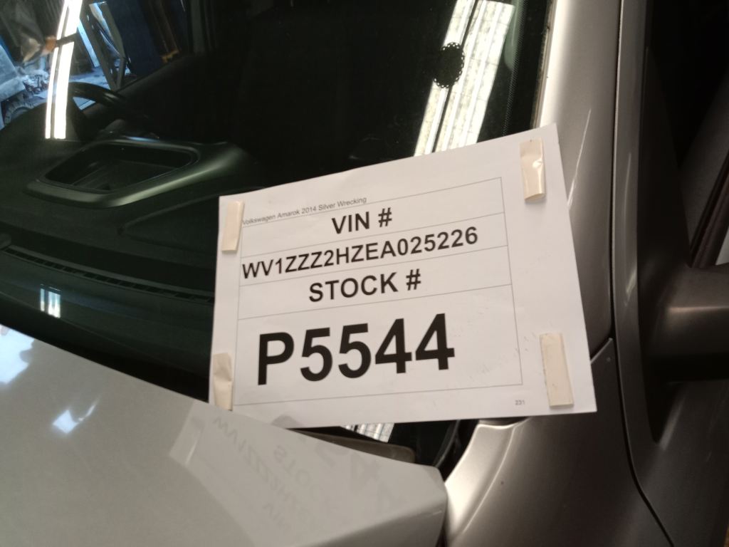 Volkswagen Amarok 2014 Silver Wrecking