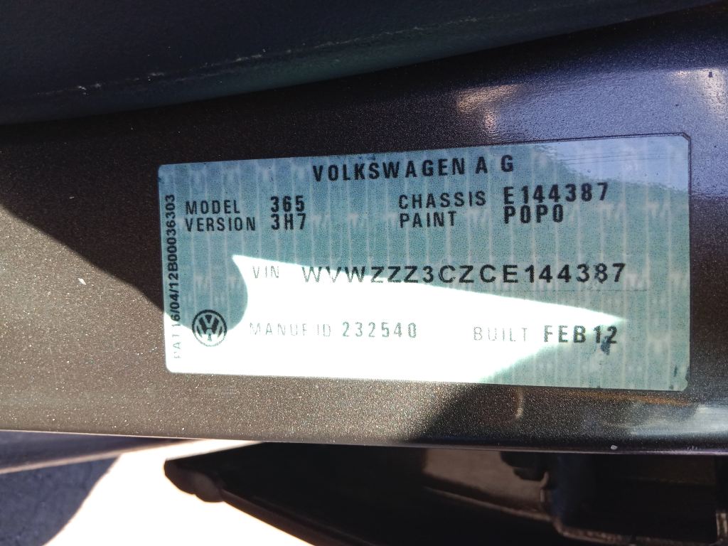 Volkswagen Passat Wagon TSI 2012 Grey Wrecking