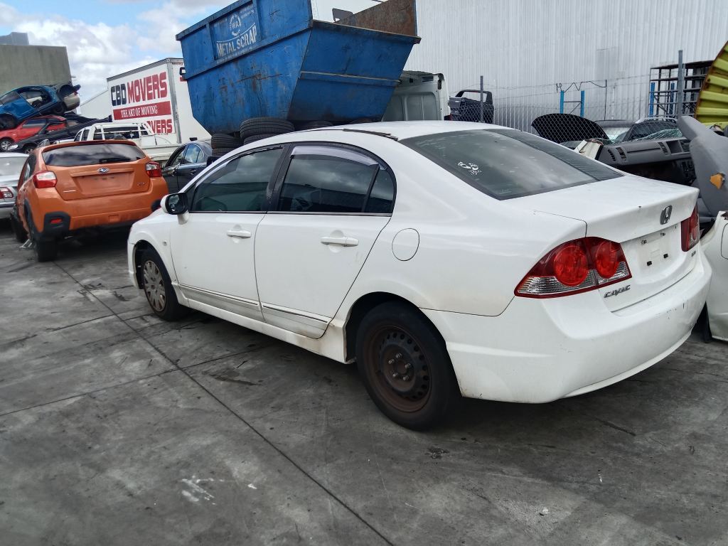 Honda Civic 2007 White Wrecking