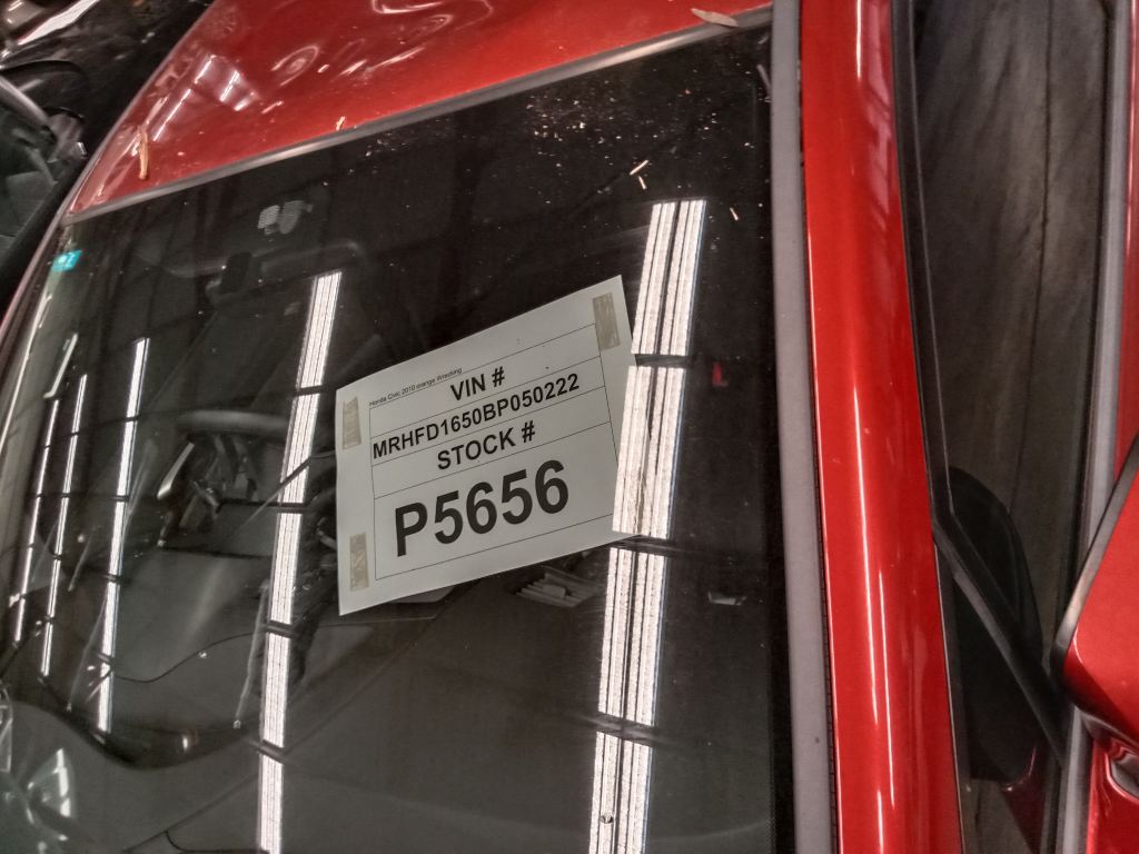 Honda Civic 2010 orange Wrecking