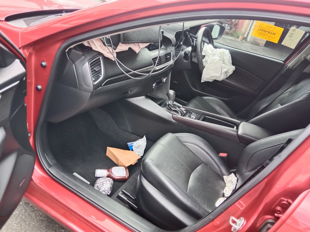 Mazda 3 2017 Red Wrecking