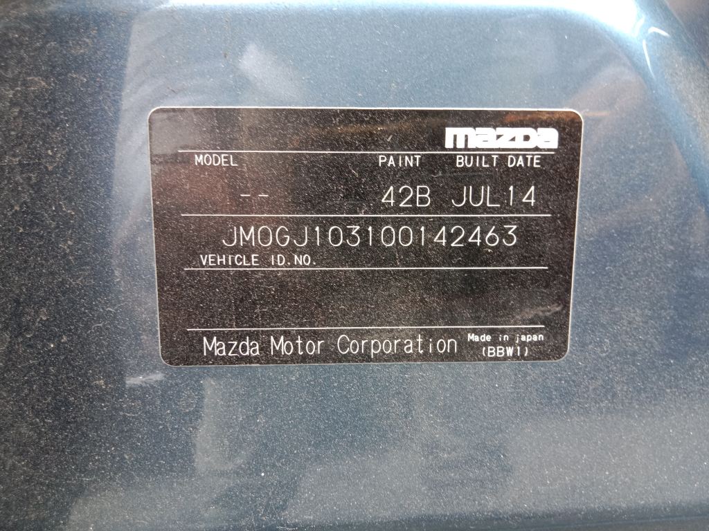 Mazda 6 2014 Grey Wrecking