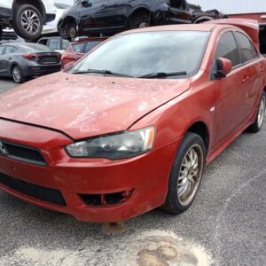 Mitsubishi Lancer 2010 Red Wrecking