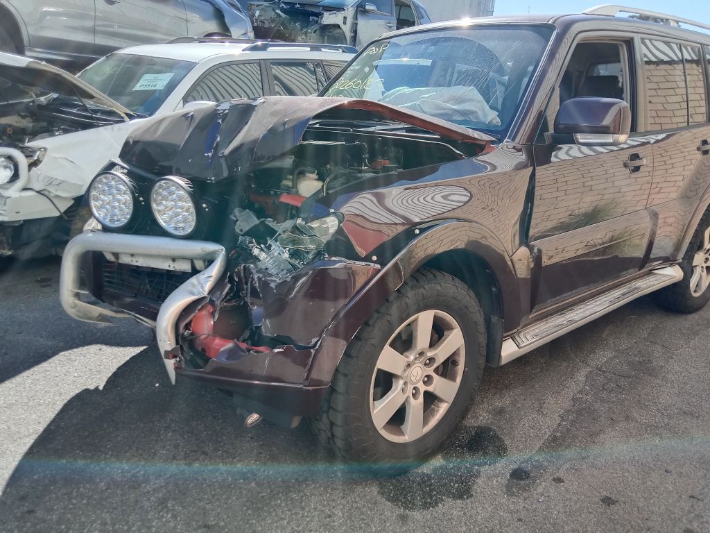 Mitsubishi Pajero 2008 Maroon Wrecking
