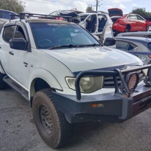Mitsubishi Triton 2012 White Wrecking