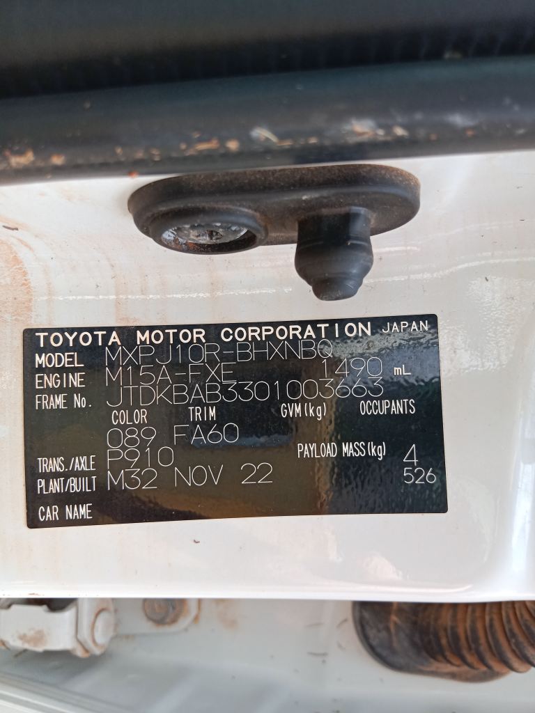 Toyota Yaris Cross 2021 White Wrecking