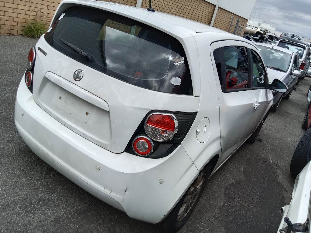 Holden Barina 2013 White Wrecking