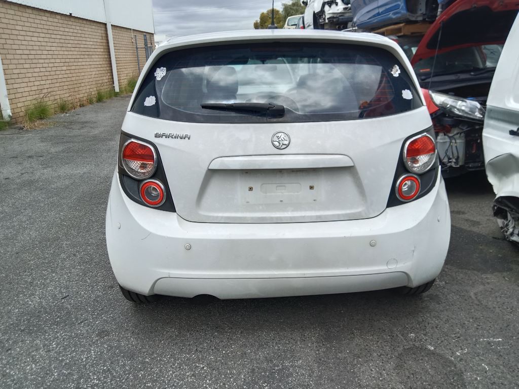 Holden Barina 2013 White Wrecking