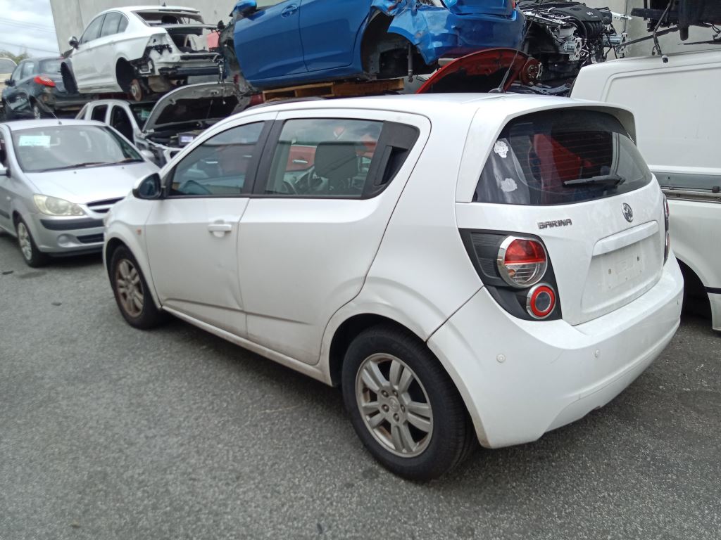 Holden Barina 2013 White Wrecking