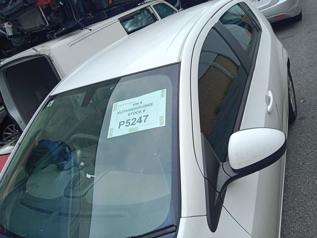 Holden Barina 2013 White Wrecking