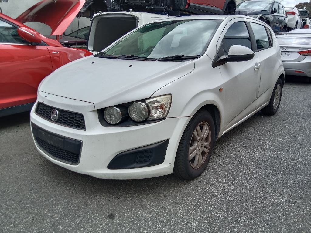 Holden Barina 2013 White Wrecking