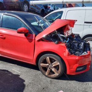 Audi A1 2015 Red Wrecking