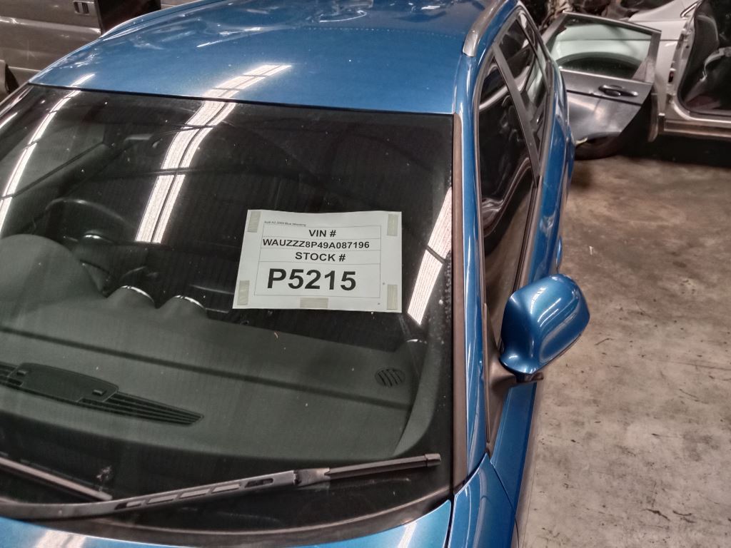 Audi A3 2009 Blue Wrecking
