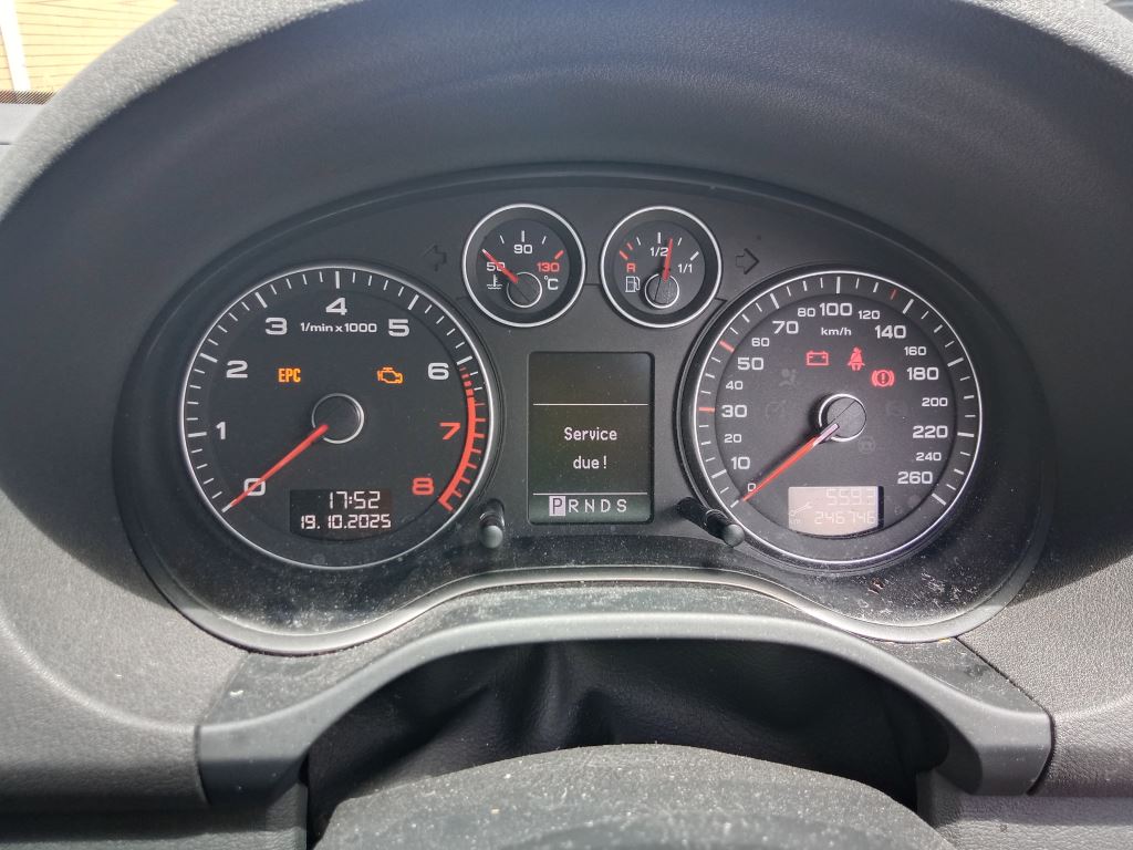 Audi A3 2009 Blue Wrecking