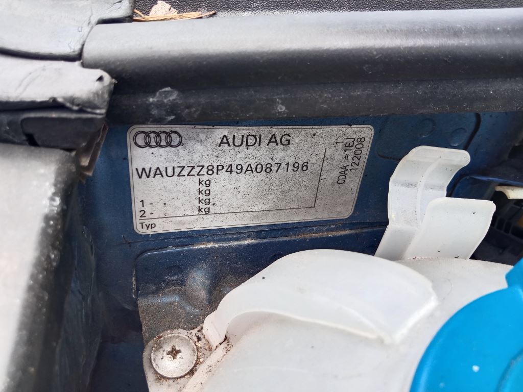Audi A3 2009 Blue Wrecking