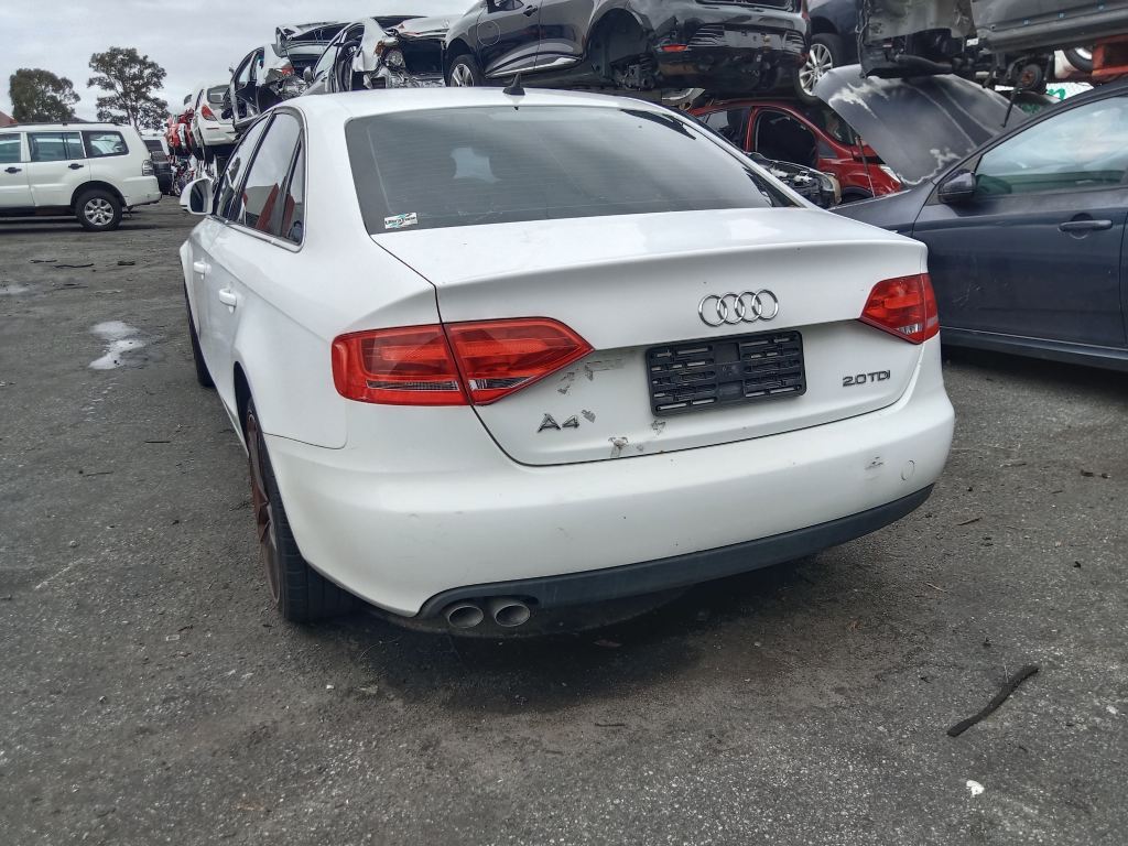 Audi A4 2008 White Wrecking