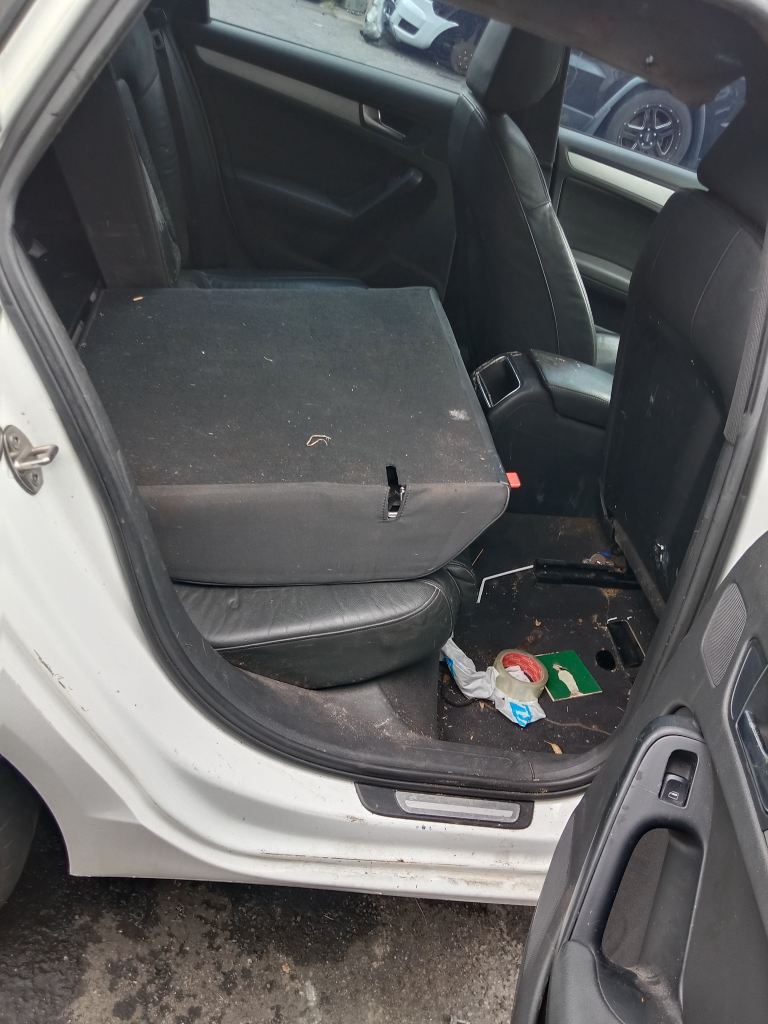 Audi A4 2008 White Wrecking