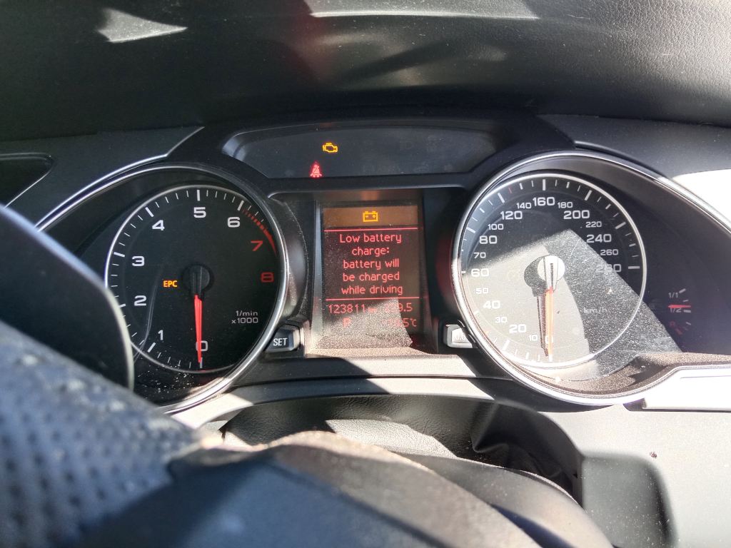 Audi A5 2010 White Wrecking