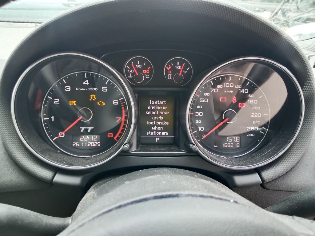 Audi TT 2010 Black Wrecking